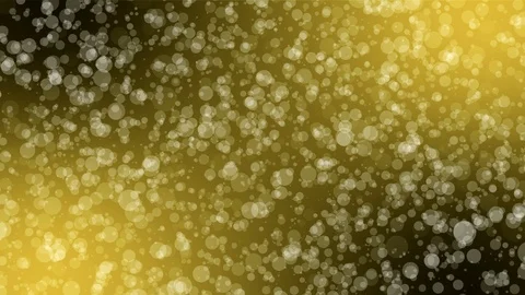 Abstract yellow background of moving bubbles, looped animation Stock Footage 121595373