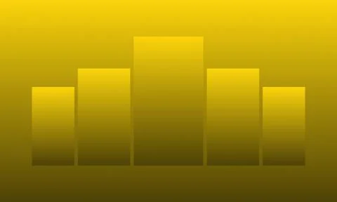 Abstract yellow background with object Stock Illustration