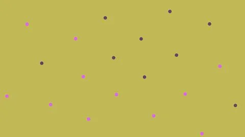 Abstract yellow background with small purple and pink dots 스톡 일러스트