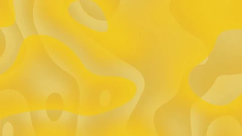 Abstract Yellow Background With Soft Circular and Flowing Organic Patterns Stock Footage 297771796