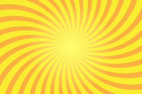 Abstract yellow background with sun ray. Summer vector illustration Stock Illustration