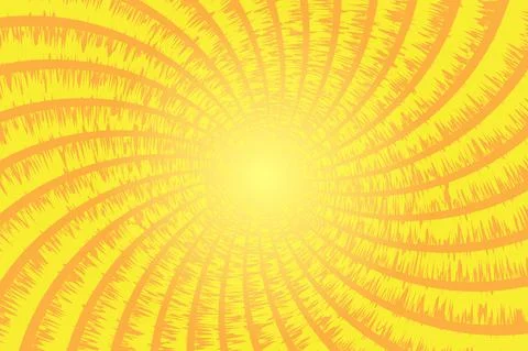 Abstract yellow background with sun ray. Summer vector illustration Stock Illustration