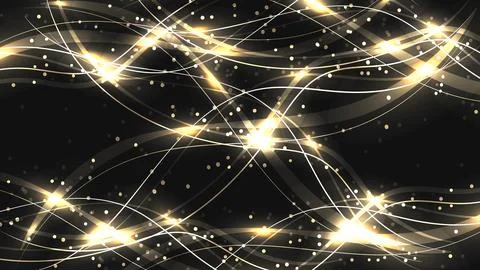 Abstract yellow background texture of magic laser beautiful digital luminous  Stock Illustration