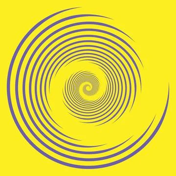 Abstract yellow background. Very peri vortex speed lines. Optical art. Trendy イラスト素材