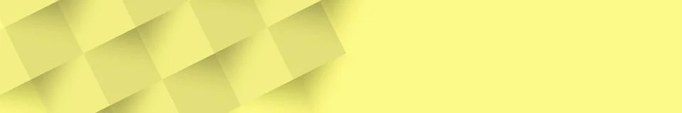 Abstract yellow background, web template, squares with shadow - Vector Stock Illustration
