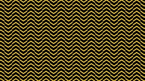 Abstract Yellow Black Chevron Zigzag Pattern 4K Seamless Loop Stock Footage 334841837