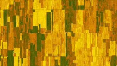 Abstract Yellow block future Sci-Fi background. Stock Footage 114279250