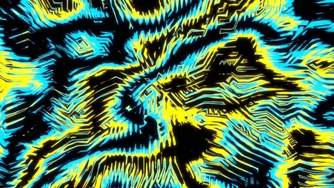 Abstract yellow-blue background Video stock 125142836