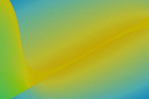 An abstract yellow-blue gradient background with smooth waves and soft tran.. Illustrazione stock