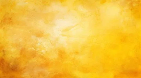 Abstract yellow blurred fluid painted background. watercolor art. texture Stock Illustration