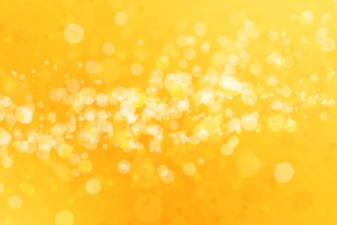 Abstract yellow bokeh background. Stock Illustration
