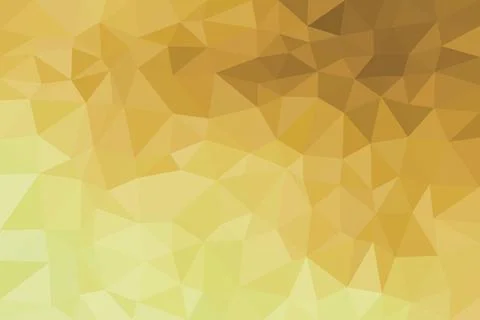 Abstract yellow brown polygonal pattern background Stock Illustration