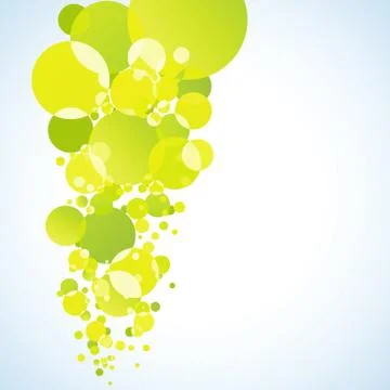 Abstract yellow bubble. EPS 8 Stock Illustration