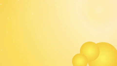 Abstract Yellow Bubbles Gradient Background Stock Footage 346661970