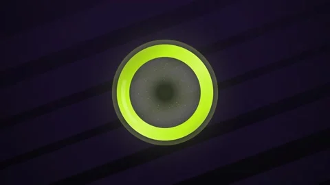 Abstract Yellow Circle on Diagonal Background Stock Footage 326992979