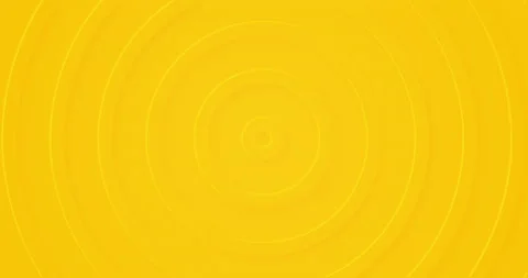 Abstract yellow circles with soft shadow. 3d radial embossed background. Stock Footage 141564744