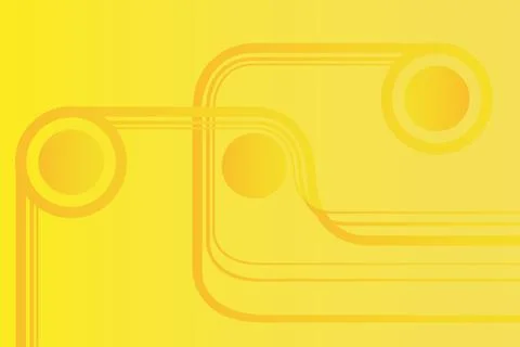 Abstract yellow circular background. vector illustration Stock Illustration