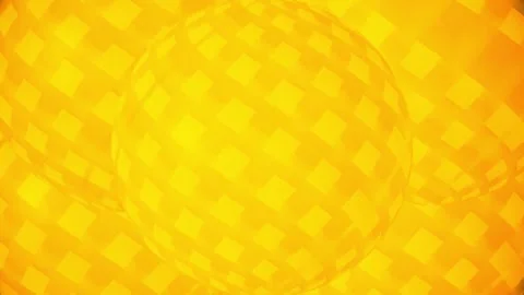 Abstract yellow color square shape balls spherical motion animation Stock Footage 252321204