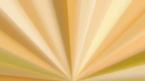 Abstract yellow colored rotating fan like rays Stock Footage 71581756