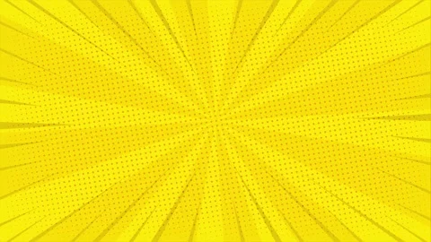 Abstract yellow comic radial ray background. Comic book cover illustration. 库存影片 138015024