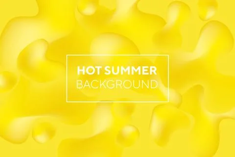 Abstract yellow creative fluid pattern 스톡 일러스트