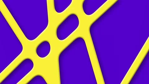 Abstract Yellow Crossing Lines Animation.  Stock Footage 222990787