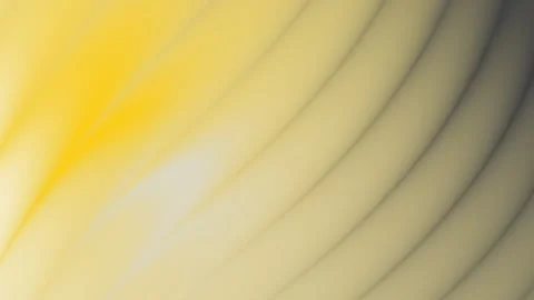 Abstract Yellow Curved Layers Glowing in Soft Light Background Vidéo 335294121