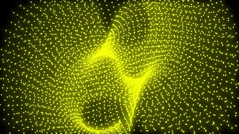 Abstract yellow dot background animated video Stock Footage 294531830