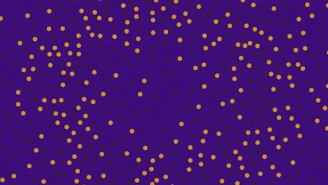 Abstract yellow dots pattern on a dark blue background 스톡 일러스트