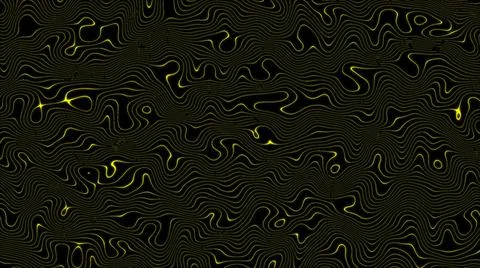 Abstract yellow dots wave background. Technology big dot data background. Mot Illustrazione stock