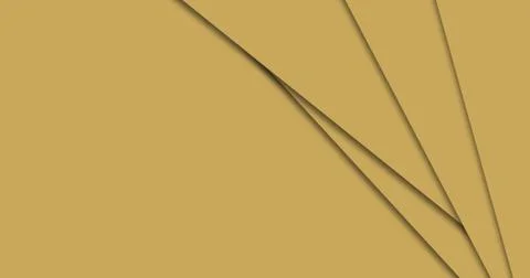 Abstract yellow elegant paper layers background for banner concept Stock Illustration