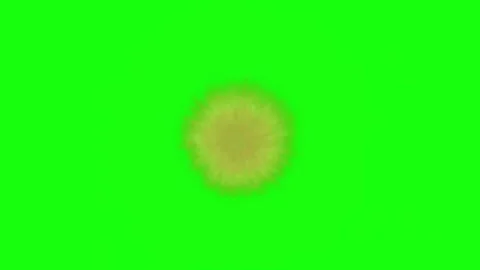 Abstract yellow energy explosion effect isolated on green screen background, Stock Footage 337463607