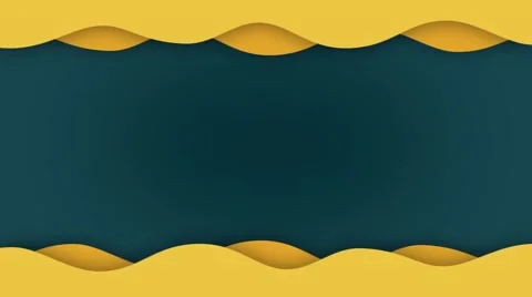 Abstract yellow flat wave animation Stock Footage 58193113