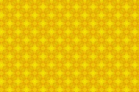 Abstract yellow flower pattern background Stock Photos