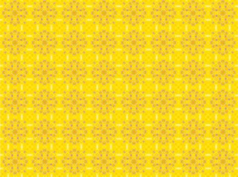 Abstract yellow flower pattern background Stock Photos