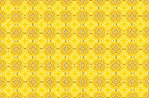 Abstract yellow flower pattern background Stock Photos