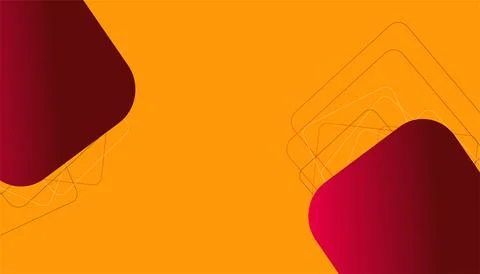 Abstract yellow geometric background with diagonal lines and shapes. Vector.. 스톡 일러스트