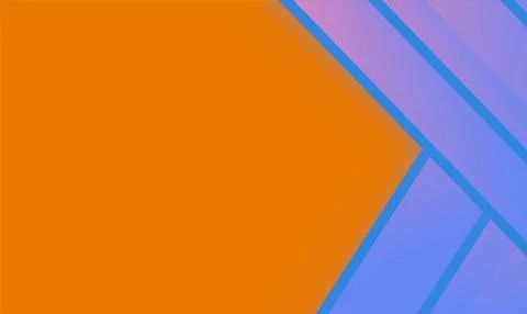 Abstract yellow geometric background with diagonal lines and shapes. Vector.. Stock Illustration