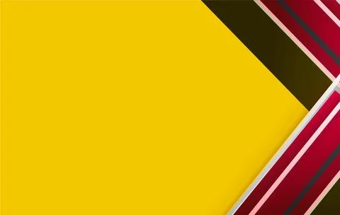 Abstract yellow geometric background with diagonal lines and shapes. Vector.. イラスト素材