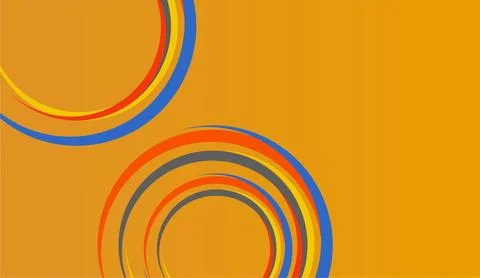 Abstract yellow geometric background with diagonal lines and shapes. Vector.. イラスト素材