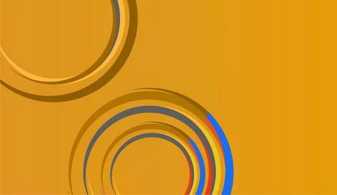 Abstract yellow geometric background with diagonal lines and shapes. Vector.. イラスト素材