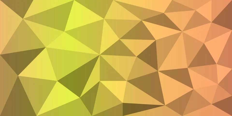 Abstract yellow geometric background. Vector eps 10. Stock Illustration