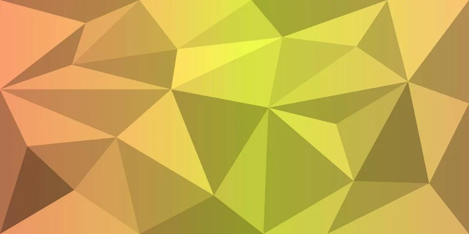 Abstract yellow geometric background. Vector eps 10. Stock Illustration