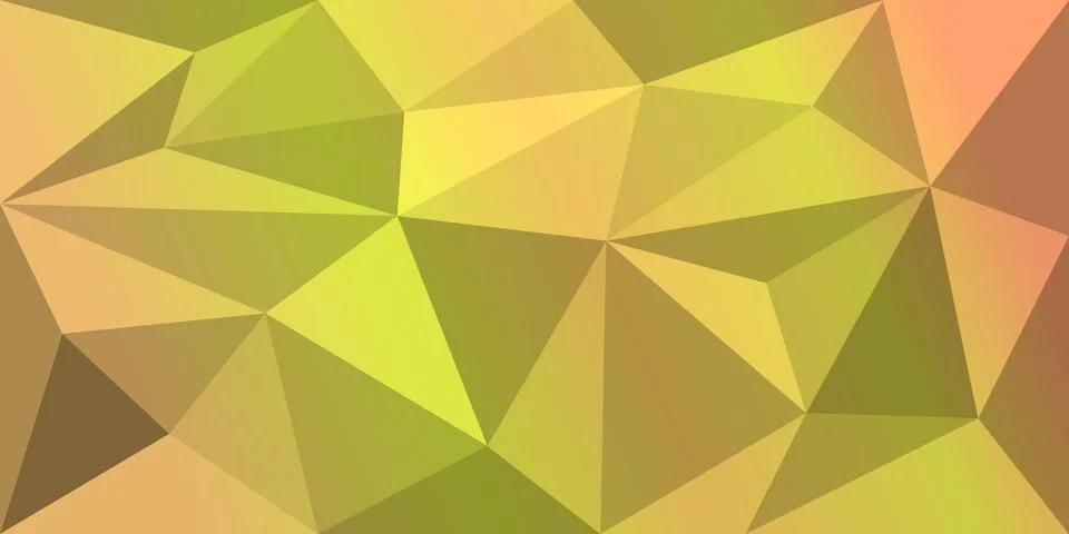 Abstract yellow geometric background. Vector eps 10. Stock Illustration