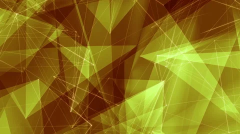 Abstract yellow geometric changes background 1 Stock Footage 47319478
