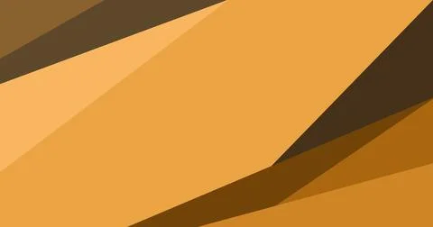 Abstract yellow geometric layers backdrop for art banner concept Stock Illustration