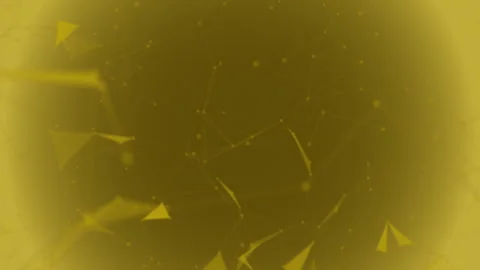Abstract yellow geometric network background vibrant yellow abstract background Видео 294946776