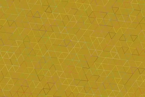 Abstract yellow geometric pattern with triangles and lines Stock Illustration