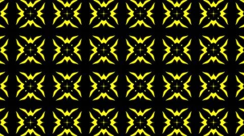 Abstract yellow geometric seamless pattern background. Abstract Stripes Kalei Illustrazione stock