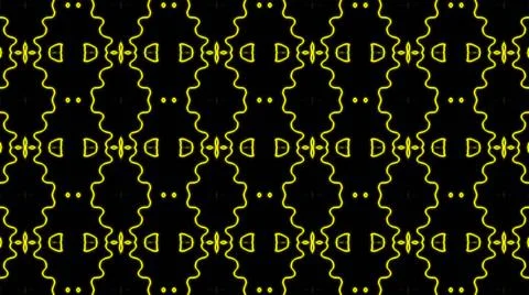 Abstract yellow geometric seamless pattern background. Abstract Stripes Kalei Illustrazione stock